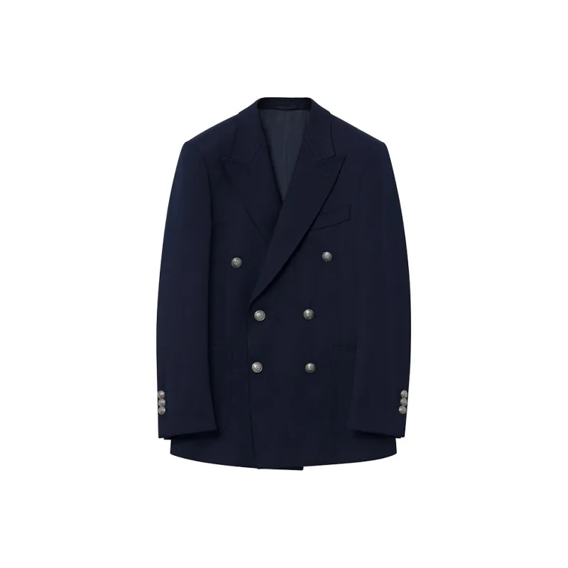 J.D.V Business Suit Men Navy Blue-0