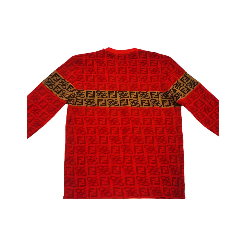 FENDI Sweatshirts Unisex Red-2