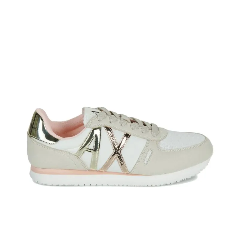 ARMANI EXCHANGEAE Low Top Casual Shoes Women's Pink-1