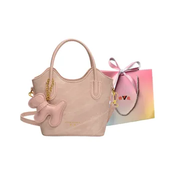 Yalu PU Shoulder Bag, Crossbody Bag, Handbag Women's Black/Pink/Blue/Beige & Black
