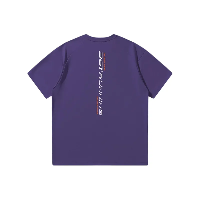 361° T Shirt Unisex Dark Purple-1