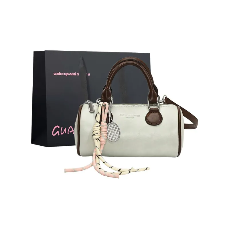 Champion Cub PU Crossbody One Shoulder Handbag Women's Ecru/Black/Light Green/Pink-8