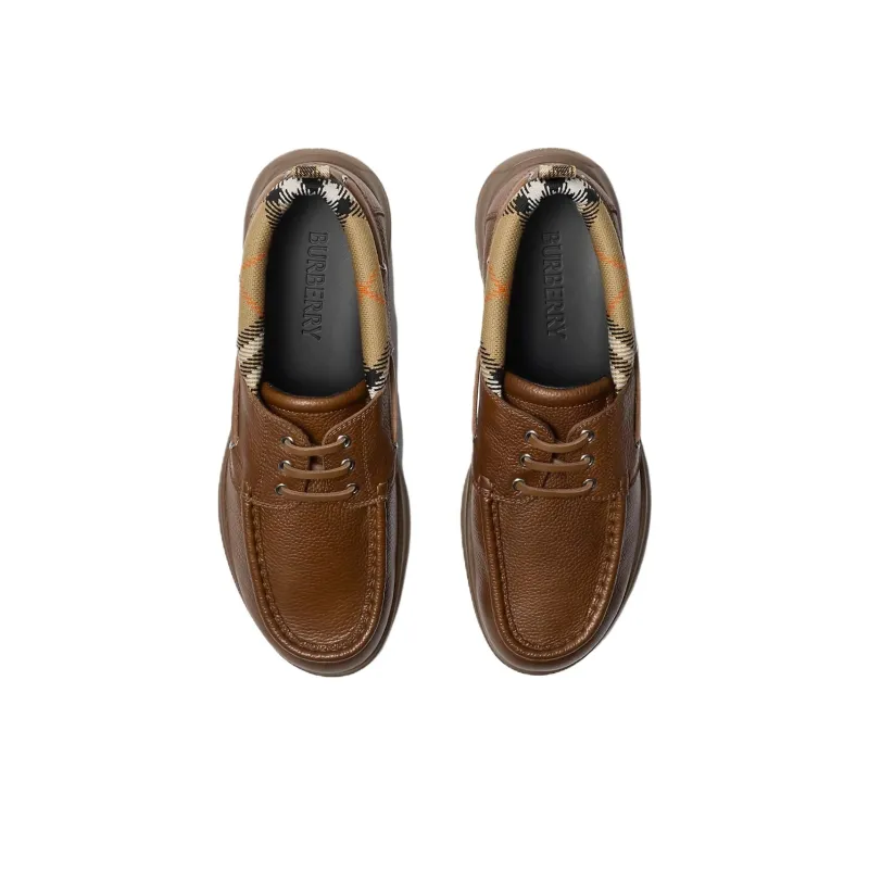 Burberry Decker Casual Shoes Men's Brown-3