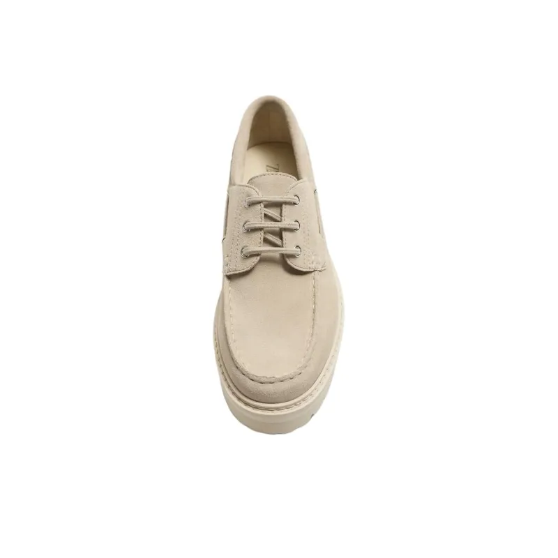 ZARA Boat Shoes Men's Light Beige Yellow-3