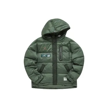 FILA MIHARA YASUHIRO Collaboration Collection Down Jacket Men's Earthy Olive Green
