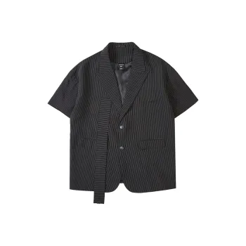 WAYNEXZAVIER Business Suit Coat Men's Black