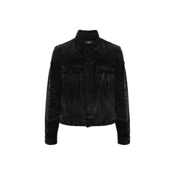 AMIRI Distressed Ma Trucker Jacket