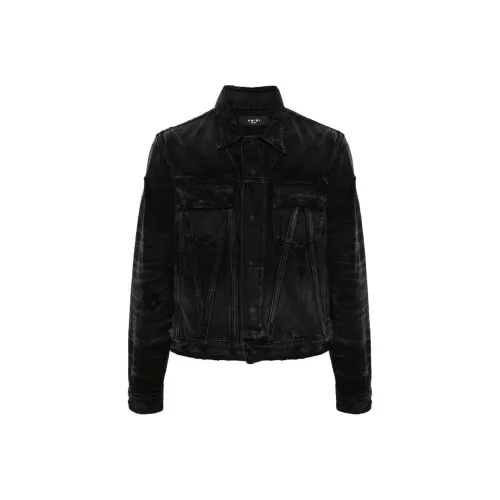 AMIRI Distressed Ma Trucker Jacket