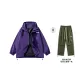 Purple (Comes with Army Green Cargo Pants)