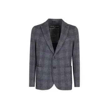 Circolo 1901 Checked Wool Blazer
