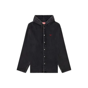 DIESEL D Dewny Hooded Denim Jacket