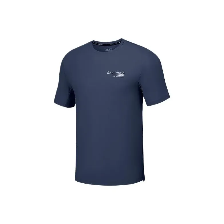 Skechers T Shirt Men's Marine Collegiate Blue-0