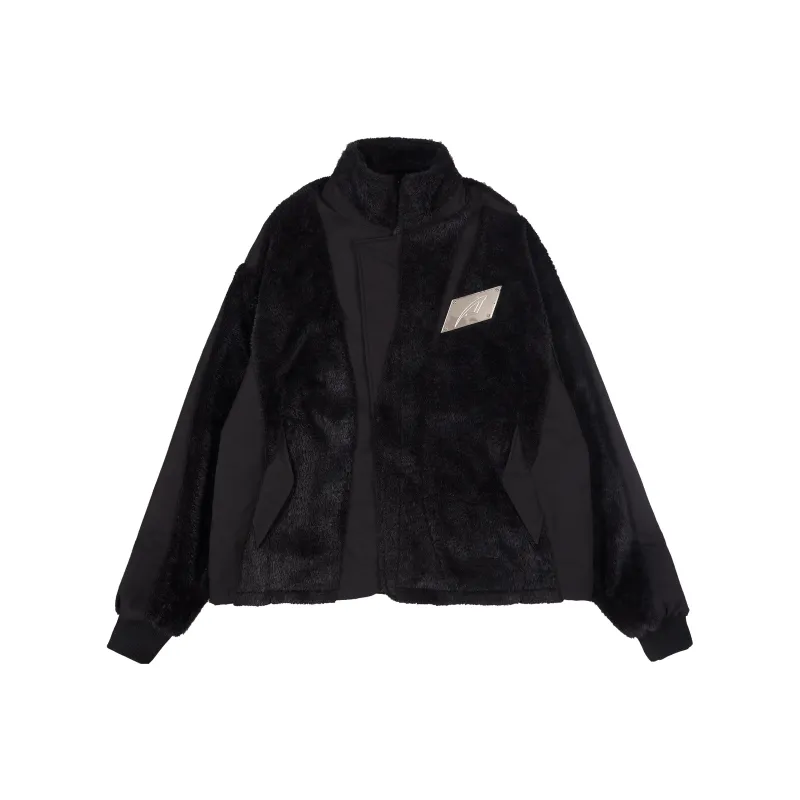 BLINDNOPLAN Solid Color Stand Collar Loose Fit Puffer Jacket Unisex-4