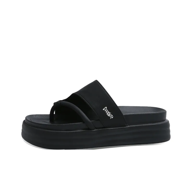 Budding Bear Quiet Odor Resistant Abrasion Resistant Slip Resistant Flip Flops Women's-3