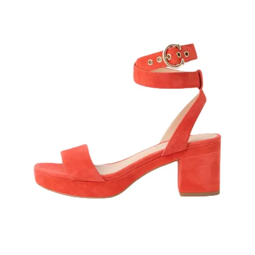 COACH Serena One Strap Sandals 5.7cm Women's Orange