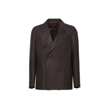 LARDINI Herringbone Blazer