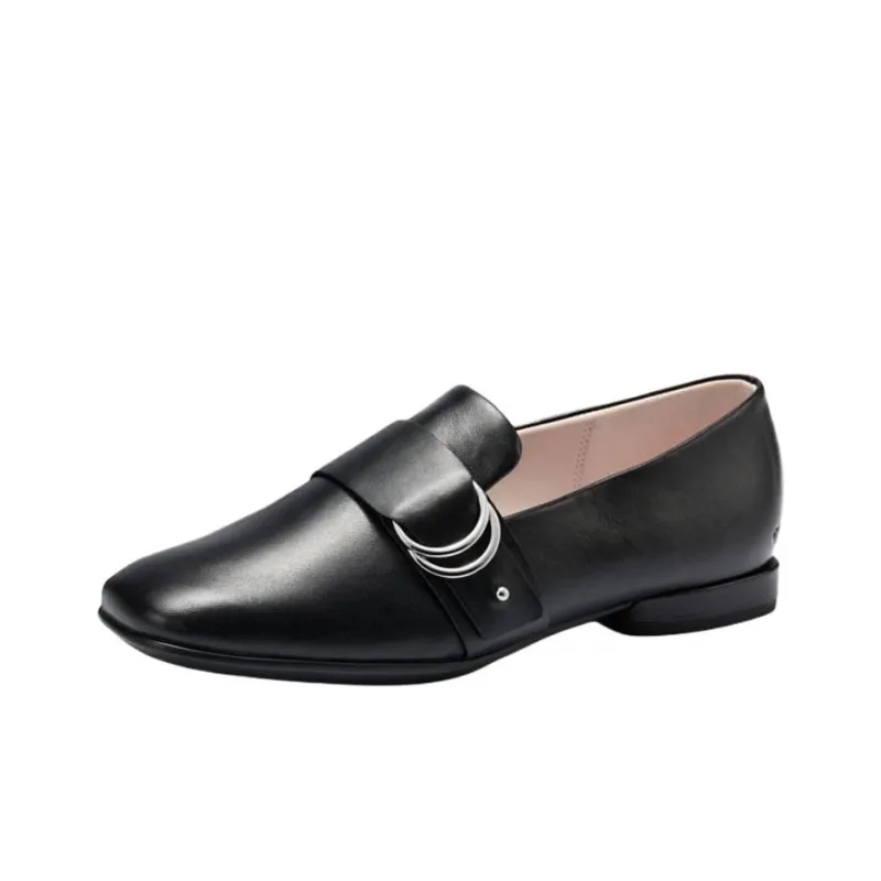 Ecco Annie Series Loafers 2.5cm Women's Black-1