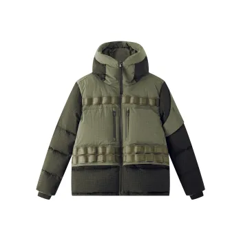 LNG X Nemen Collection Down Jackets Unisex Army Green