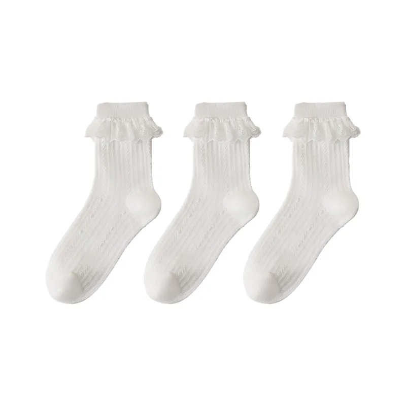 Temooues Mid Calf Socks Women's 3 Pack-16