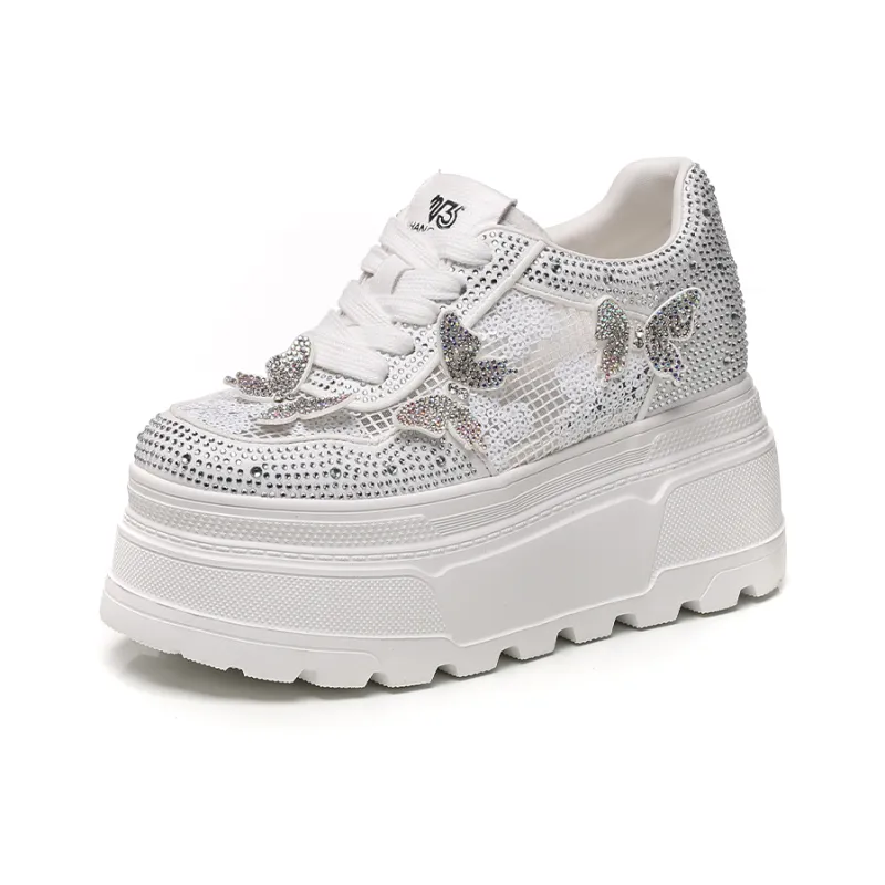 NRDROFFICIAL Impact Resistant, Abrasion Resistant, Lightweight, Slip Resistant Low Top Chunky Sneakers Women's-5