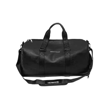 Wenpercy Membrana Dermalis Travel Bag Unisex Black/White