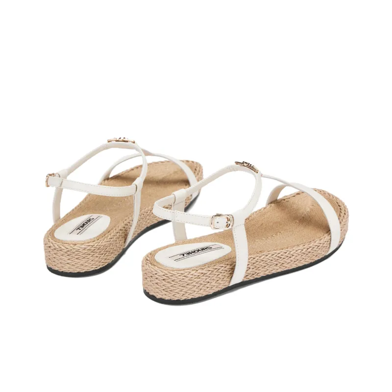 73Hours Slow Island Exploration One Strap Sandals Women's Black-8