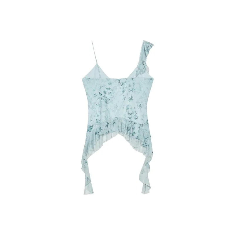 ZARA Camisoles Women's Blue-1