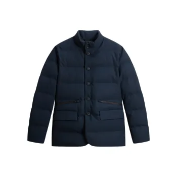 WOOLRICH Horizontal Quilting Padded Jacket