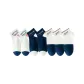 7-2 2 White 1972+2 Navy Blue+3 White Navy Blue Multicolor