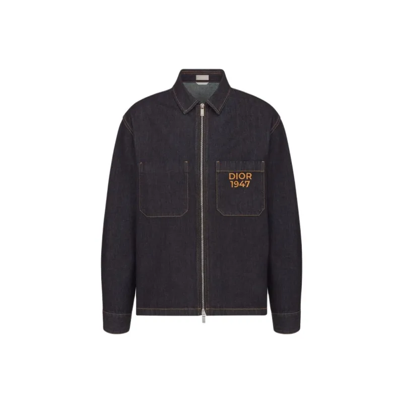 DIOR SS24 Denim Jacket Men's Blue-0