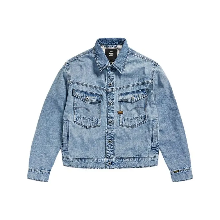 G-STAR RAW Denim Jacket Men's Pale Blue-0