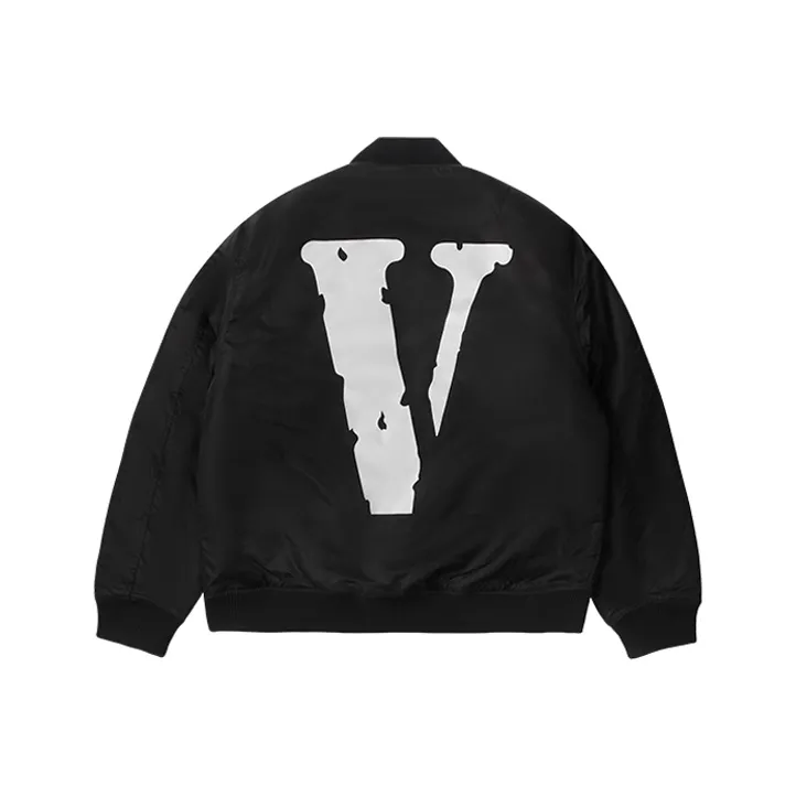 VLONE 3M Reflective Series Puffer Jackets Unisex Black-0