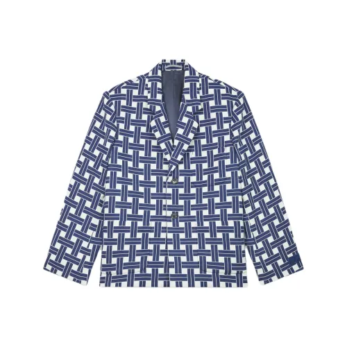 KENZO FW24 Business Suit Coat Men's Midnight Blue