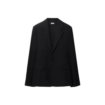 Burberry Single breasted Wool Blazer