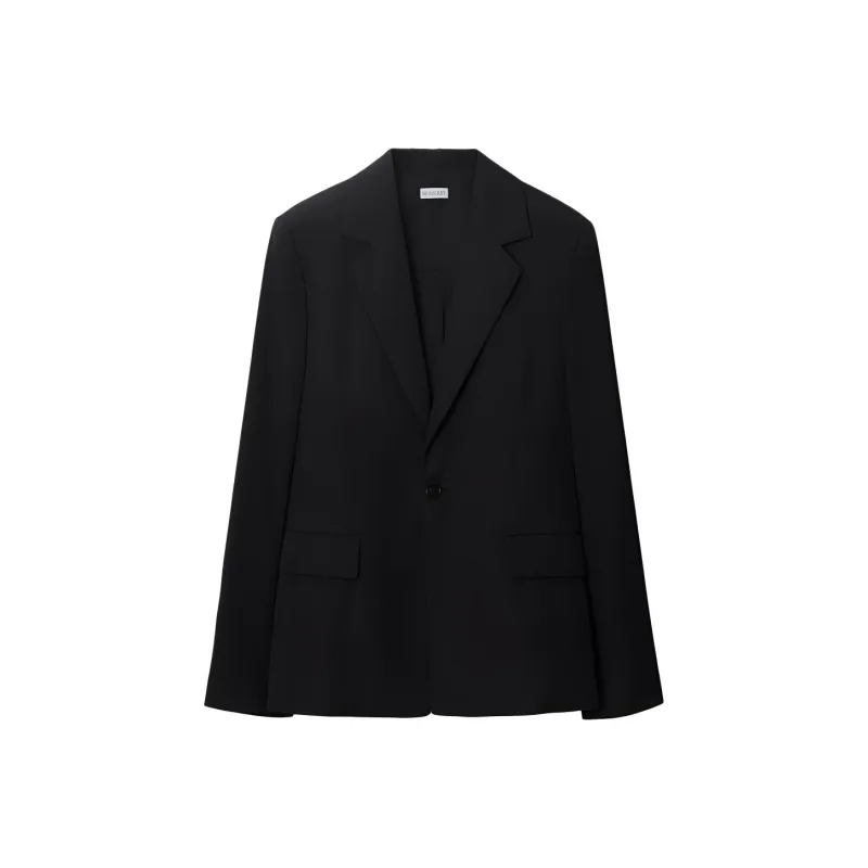 Burberry Single breasted Wool Blazer-0