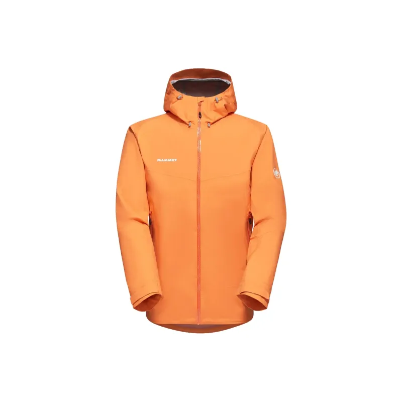 MAMMUT Convey Hiking Waterproof, Windproof, And Breathable Windbreaker Jacket Men's Black-7