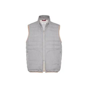 Brunello Cucinelli High Neck Padded Gilet