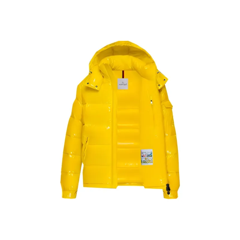 Moncler Maya Series Down Jackets Men Yellow-3