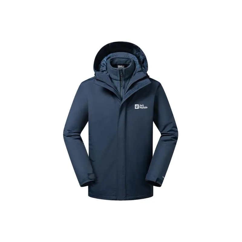 Jack Wolfskin Outdoor Hiking Windproof Thermal Windbreaker Jacket Men's-9