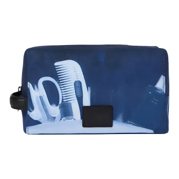 Paul Smith Cotton Toiletry Bag Men's Indigo