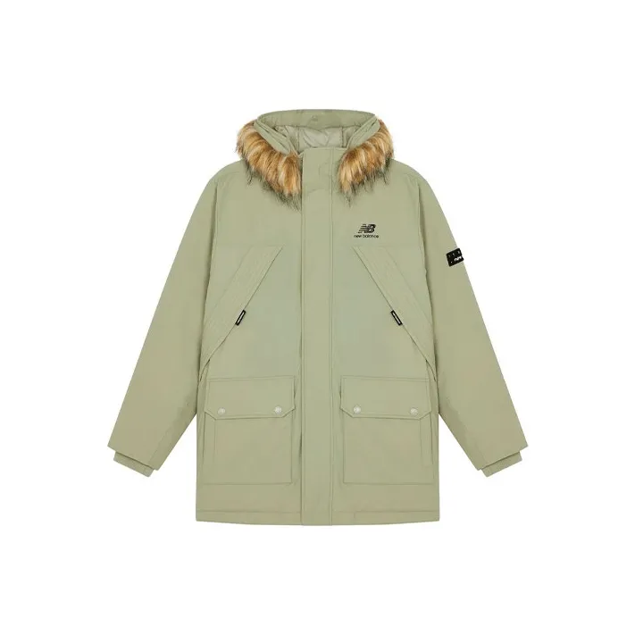 New Balance Down Jackets Men Sage Green-0