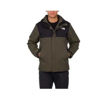 THE NORTH FACE Outdoor Hiking Waterproof And Warm Windbreaker Jacket Men's New Gray Green
