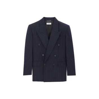SAINT LAURENT Oversized Striped Jacket