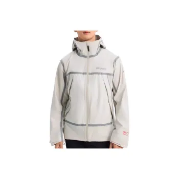 Columbia TITANIUM Windbreaker Jacket Unisex Ecru