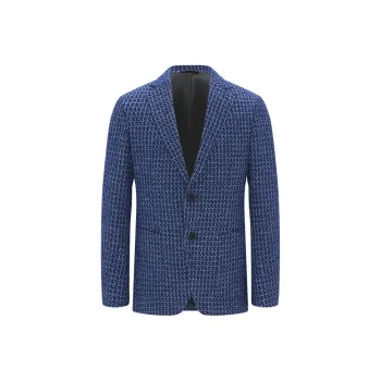 NAVIGARE Business Suit Men's Navy Blue/White