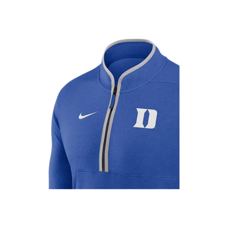 Nike Duke Blue Devils Victory Men's Nike Dri FIT College 1/2 Zip Long Sleeve Top-2