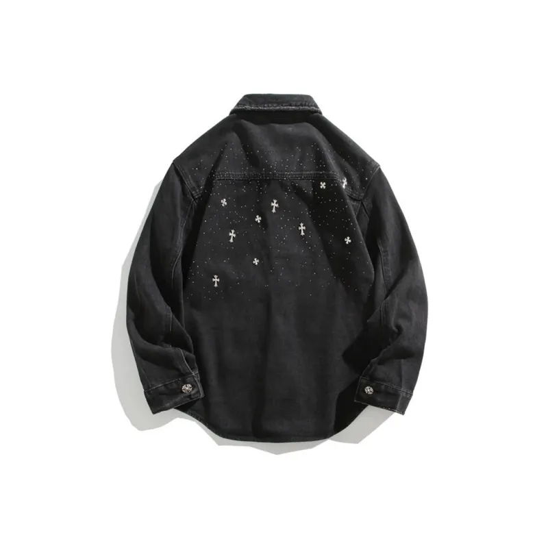 VERAF CA Denim Jacket Unisex Black-1
