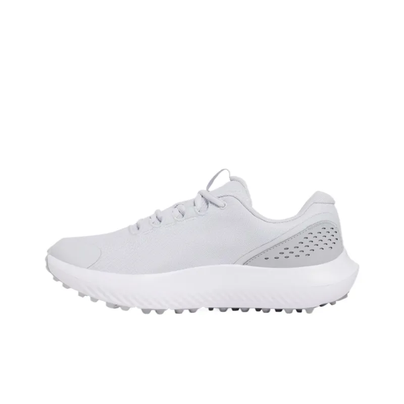 Under Armour UA Surge Low Top Golf Shoes Men's Gray White-2