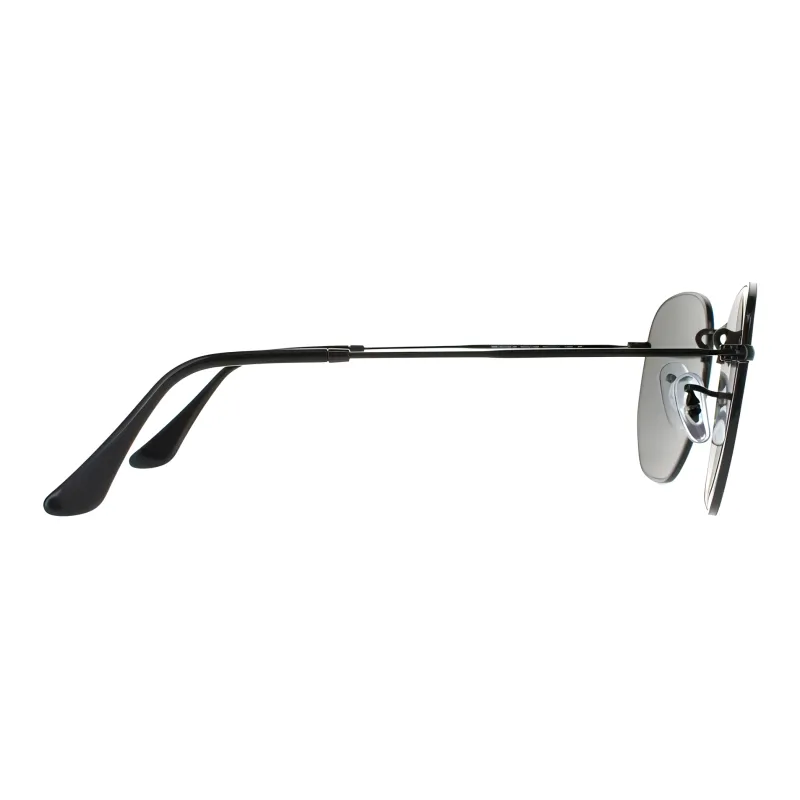 RayBan Plastic Irregular Shape Sunglasses Unisex Black-1