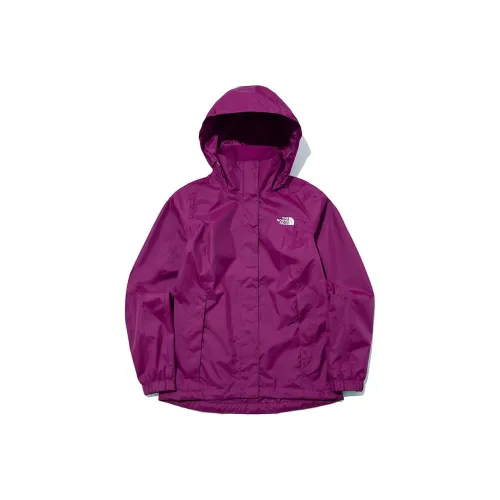 THE NORTH FACE Hyvent Outdoor Hiking Waterproof And Windproof To Keep Warm Windbreaker Jacket Unisex Rose Purple